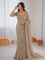 Beautiful Soft Rich Butterfly Net With Sequence Embroidery Work Saree