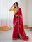 Beautiful Soft Rich Premium Dola Silk With Beads Handwork & Sequence Work Saree