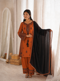 Beautiful Soft Rich Rayon With Embroidery & Paper Mirror Work Plazzo Suit Set