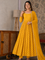 Chanderi Jacquard Mirror Work Gown Suit Set
