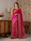 Beautiful Soft HO Silk Weaving Jacquard Embroidery Work Saree