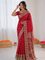 Beautiful Pure Soft HO Silk With Rich Jacquard Weaving Work Saree
