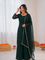 Beautiful Faux Georgette With Rich Embroidery Work Plazzo Suit