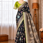 Elegant Dolla Silk Embroidered Saree with Unstitched Blouse