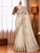 Elegant Fendy Satin Embroidery Work Saree