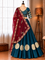 Premium Magenta Rayon Lehenga Choli with Heavy Vintage Embroidered Dupatta