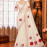 Trending Pure Loom Cotton With Handmade Dana Pallu Saree