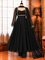 Black Color Georgette Sequience Work Anarkali