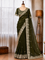 Dual Tone Fandy Satin Saree with Sequin & Zari Embroidery