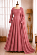 Salsa Silk Foil Work Gown Pant