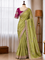 Olive Rose Royale – Pure Crunchy Tissue Silk Saree