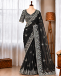 Soft Butterfly Net Designer Saree