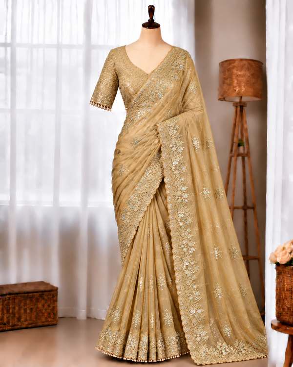 Soft Rangoli Crush Designer Saree