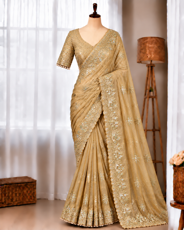 Soft Rangoli Crush Designer Saree