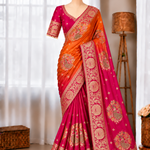 Rangrez Rani – Pure Dola Silk Meena Weave Saree