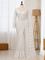 Mono Net Sequins Embroidered Saree Set