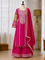 NEW VICHITRA SILK PARTY WEAR LOOK TOP PLAZZO AND DUPATTA SET FULLY STITCHED