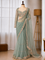 Beautiful Net Saree With Designer Embroidery Moti And Hand Diamond Work Heavy Blouse