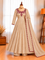 Doremon Crush Embroidered Gown with Micro Cotton Pant & Butterfly Net Embroidered Dupatta