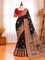 Rajwadi Pashmina Silk Saree with Kashmiri Thread & Zari Weaving Work