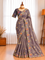 Fendy Satin Saree with Elegant Cording Work & Matching Stitched Cording Work Blouse