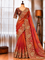 Fendy Silk Saree with Zari & Sequin Embroidery Work