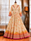 Pure Viscose Soft Silk Gown with Jacquard Pashmina & Fancy Printed Koti