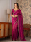 Beautifull Space Silk With ELegent Zarkan Work Saree