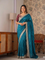 Beautiful Fandy Sartin With Border Embroidery Work Saree