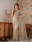 Beautifull Soft Frendy Satin With Sequience Zari Embroidery Work Saree