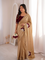 Beautiful Elegant Look Butterfly Ring Handwork Premium HO Silk Saree