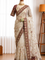 Elegant Fendy Satin Saree with 3+5mm Sequin Lehriya Embroidery Work