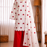 Designer Natural Crepe Heavy Embroidered Salwar Suit Set