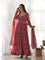 8.25 Meter Kalmakari Printed Anarkali Gown