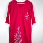 New Wear Pure Vertical Embroidery Thred Work Top Pent