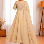 Coss Moss Top Pant Set with Cording & Sequin Embroidery Work