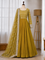 Vichitra Sequins Zari Embroidered Gown Suit Set