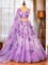 Pure Organza Silk Lehenga Set with Digital Print & 8mtr Flair