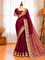 Soft Tissu Silk Saree with Ghungroo Work, Lace Border & Latkan Details
