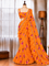 Faux Georgette Lehenga Set with Digital Print & Lace Dupatta