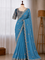 Tissue Crepe Silk Handwork Saree Set