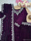 Purple Color Viscose Velvet With Sequience Work Kurti