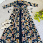 Heavy Reyon Fabric Mille Foil Gown