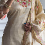 Assam Silk Bits Machine Work And Digital Print Work Top Pent