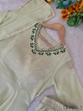 Fox Georgette Heavy Quality Embroidery Work Gown