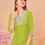 Fancy Look Reyon Fabric V Type Neck Top