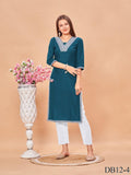 Fancy Look Reyon Fabric V Type Neck Top