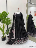 Chinon Silk Thread With Sequence Work Top Pent