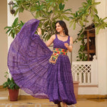 Navratri Soecial Real Mirror Work With Codi Lace Work Gown