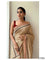 Cream Color Tissue Silk Saree